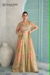 Saheen By Gulkayra Real Chinon Digital Embroiderey Indo Western 